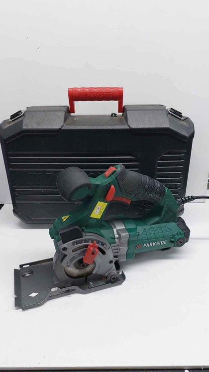 Parkside PTS 710 A2 710W Electric 240V Mini Plunge Saw With Laser Guide - Case