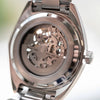 Bulova Classic Surveyor Stainless Steel Blue Skeleton Dial Automatic 96A292 100M Men's Watch