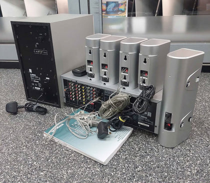 Yamaha RX-V359 AV Receiver, With Speakers, Subwoofer, Remote & Manual, Unboxed