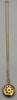 9CT ( 375 ) yellow gold chain with locket pendent 18'' length 6.8g boxed hallmarked