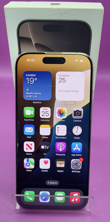 Apple iPhone 16 Pro 128GB Desert Titanium, Dual Sim, Unlocked