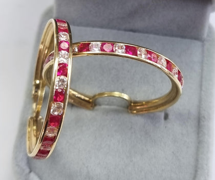 9ct Yellow Gold Hoop Earrings