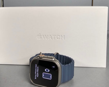Apple Watch Ultra 3 5G Cellular Smartwatch 49mm Titanium Black with Ocean Band