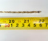 9ct yellow gold St Christoper with twist chain 22"