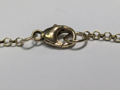 9CT GOLD BELCHER CHAIN 18”