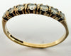 9ct Yellow Gold Eternity ring with CZ Stones size O 1/2