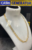 9ct Gold Anchor Link Chain 8.56g 16"