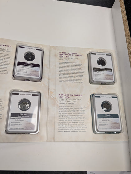 SAMLER HUSET JOURNEY THROUGH THE ROMAN EMPIRE 10 COIN SET