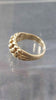 9CT GOLD keeper ring 5.4G hallmarked in very good condition size N