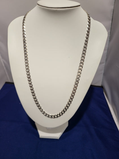 925 Silver Curb Chain - 24