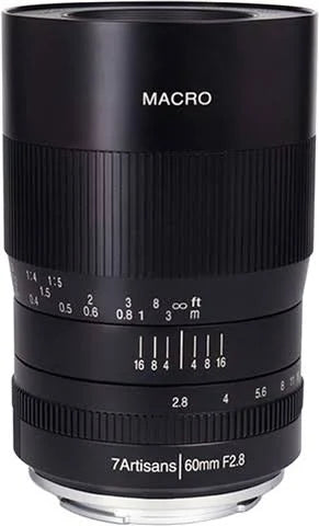 7artisans Photoelectric 60mm f/2.8 Macro Lens for Canon EF-M