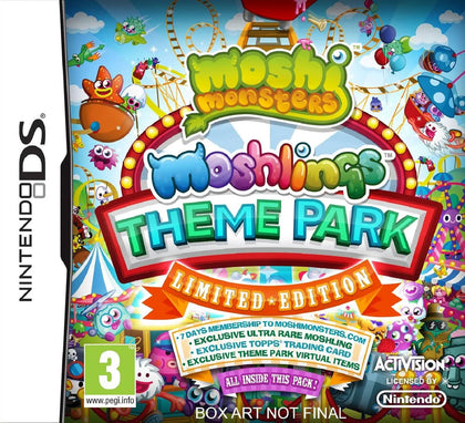 Nintendo DS Moshi Monsters: Moshlings Theme Park - Limited Edition NEW.