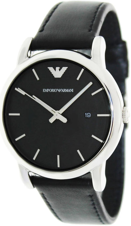 Emporio Armani Watch Luigi Mens - Black