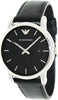 Emporio Armani Watch Luigi Mens - Black