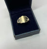 9CT GOLD SIGNET RING SIZE U  4.6gr