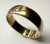 9ct gold wedding ring size S 1/2