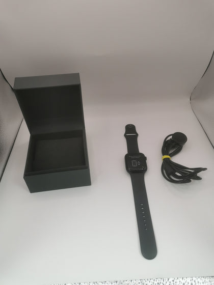 Apple Watch Series 8 GPS 45mm Midnight Aluminum Case with RubberSport Band & Charger