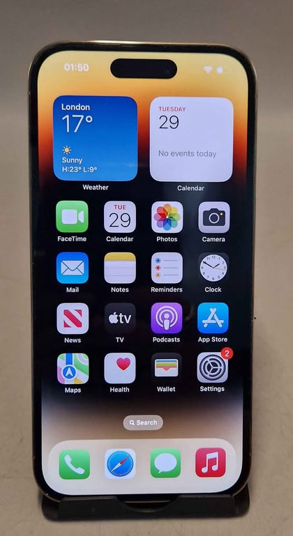 Apple iPhone 14 Pro 128GB Gold, Unlocked 89% BH, *no sim tray*
