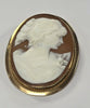 9CT Gold Cameo Brooch