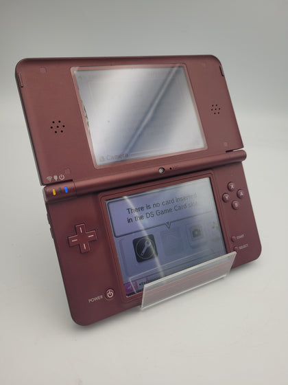 Nintendo Dsi xl wine Red handheld console with pen, sd card and charger UNBOXED