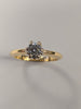 18ct Gold Single Diamond Ring .40ct Si 1