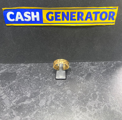 22ct Gold Gents Fancy Ring (Size W), 8.96g