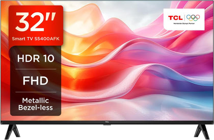 TCL 32S5400AFK 32-inch Television, HDR, FHD, Smart TV Powered by Android TV, Bezeless design **Collection Only**