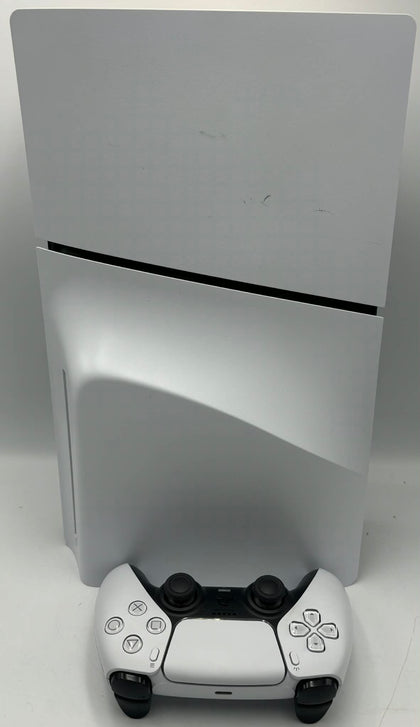 Playstation 5 Slim Console, 1TB, White, Unboxed with controller