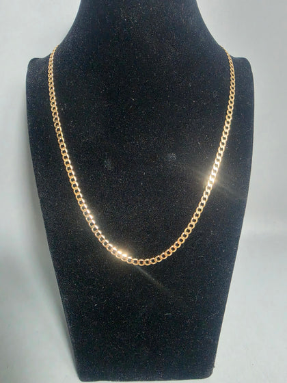 9ct GOLD NECKLACE 375 13.0G 18'' in Length HM