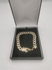 9K Solid Gold Curb Bracelet 47,17Grams, 375 Hallmarked, Length: 10" Length, Box Provided, Large Links