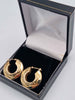 Pair Of 9ct Yellow Gold Hoop Earrings - 4.45 Grams