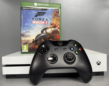 Microsoft Xbox One S 500GB Console Bundle ( + Forza Horizon 4 ) ** Unboxed **