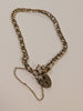 9ct Gold Bracelet With Safety Chain & Heart Lock