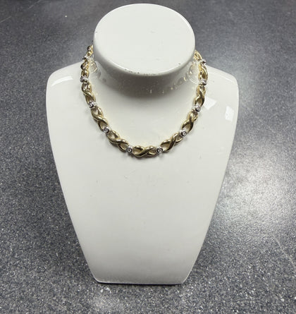 9ct Diamond Gold Bracelet 7.5