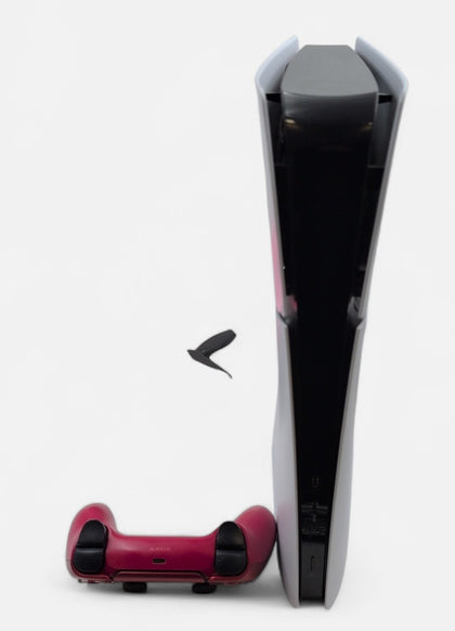 Sony PlayStation 5 Slim Digital Edition 1TB White with Red DualSense Controller