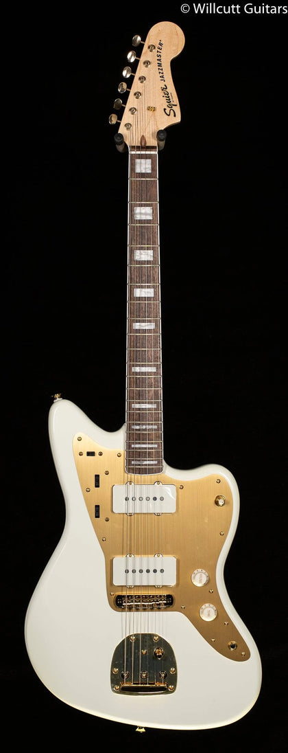 Squier 40th Anniversary Jazzmaster Gold Edition - Olympic White
