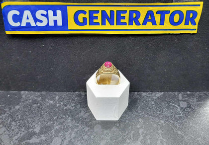 9ct Gold Ring (Size Q) 6.13g