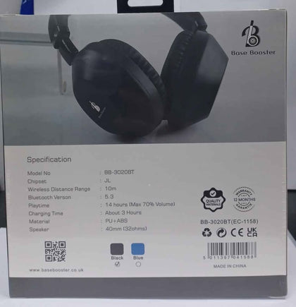 Base booster Wireless headphones