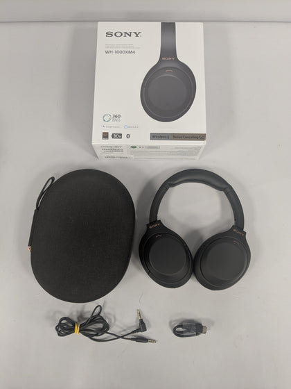 Sony WH-1000XM4 Wireless Noise Cancelling Headphones Black