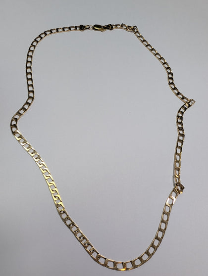 9CT GOLD SQUARE LINK CHAIN