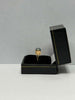 9ct Gold Ring, C/Z Blue Stone ( Size Q) 4.2g - ** Hallmarked **