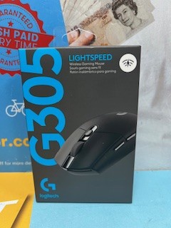 Logitech G305 Lightspeed Wireless Gaming Mouse - Black.