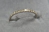 9ct White Gold Diamond Ring Size N