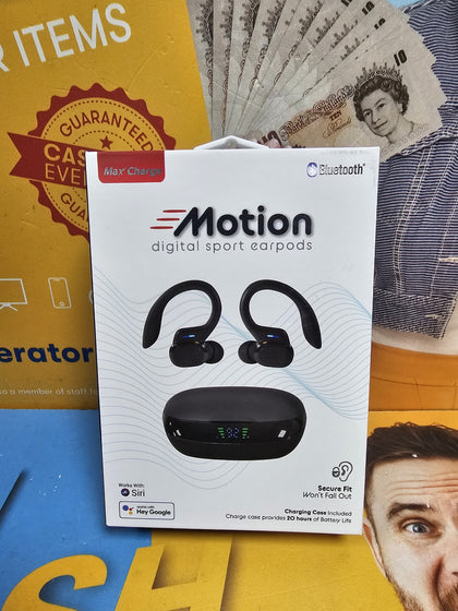 Motion Digital Sports Earbuds- Wireless Bluetooth Earbuds (used)