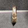 9ct Yellow Gold Decorative Wedding Band - Size N