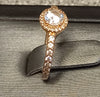 Pandora Elegance Gold Round Ring-Size-K