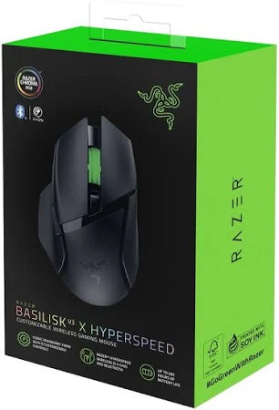 Razer Basilisk V3 X Hyperspeed Customizable Wireless  Mouse Black 