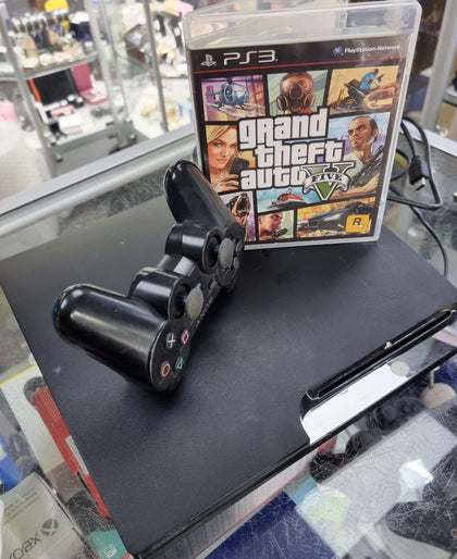 Sony PlayStation 3 500GB Slim Console + GTA V