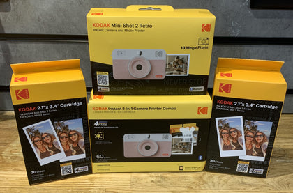 Kodak Instant 2-in-1 Camera Printer Combo-Camera Printer & Film Cartridge