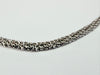 9ct white gold twist necklace 18"